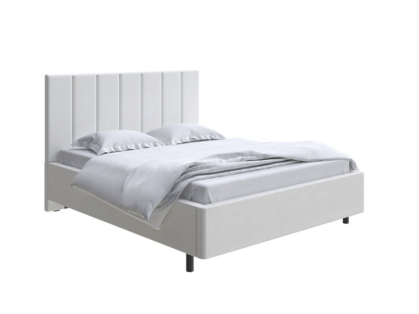 Кровать Oktava 160x200 Экокожа Коричневый - Кровать в лаконичном дизайне в обивке из мебельной ткани или экокожи.