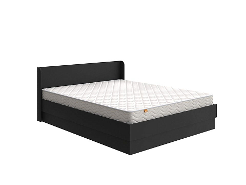Двуспальная кровать с матрасом Practica с подъемным механизмом - Кровать из ЛДСП с подъемным механизмом в минималистичном дизайне