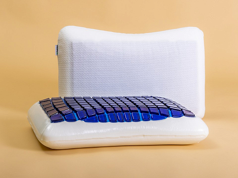 Эргономичная подушка ClimatGel Massage - Подушка с эффектом «памяти» 