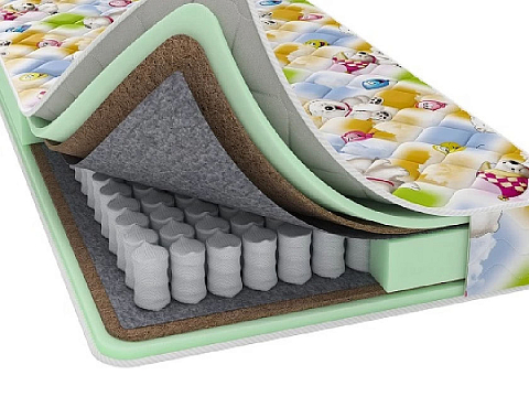 Пружинный матрас Baby Safe - Обеспечивает комфортный и полноценный отдых.