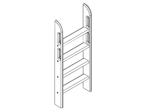 Пакет №13 (Соня) Прямая лестница для низкой кровати