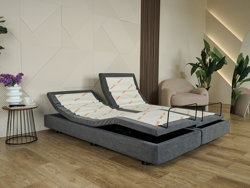 Кровать трансформируемая Smart Bed 180x200 Ткань Мебельная ткань - Трансформируемое мнгогофункциональное основание.