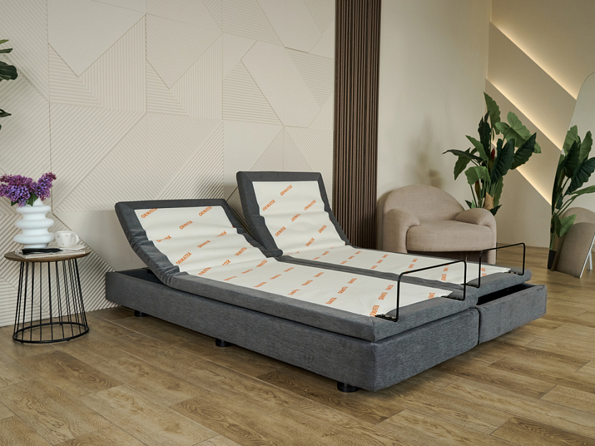 Кровать трансформируемая Smart Bed 160x200 Ткань Мебельная ткань - Трансформируемое мнгогофункциональное основание.