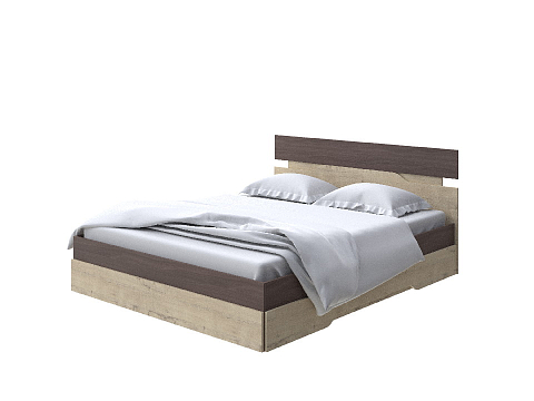 Односпальная кровать Milton - Современная кровать с оригинальным изголовьем.
