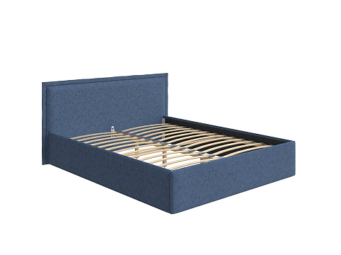 Кровать в стиле минимализм Aura Next - Кровать в лаконичном дизайне в обивке из мебельной ткани