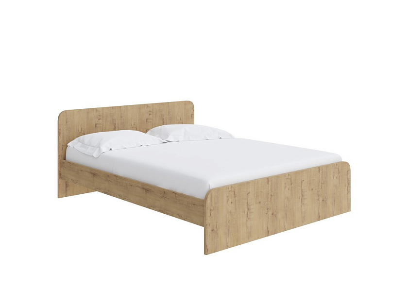 Кровать Way Plus 90x190 ЛДСП Дуб Кантербери/Белый Жемчуг - Кровать в современном дизайне в Эко стиле.