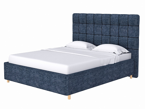 Односпальная кровать Leon - Современная кровать, украшенная декоративным кантом.