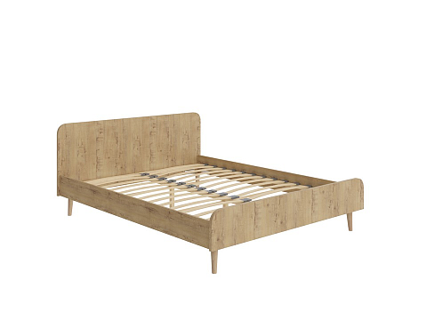 Кровать 90х190 Way - Компактная корпусная кровать на деревянных опорах