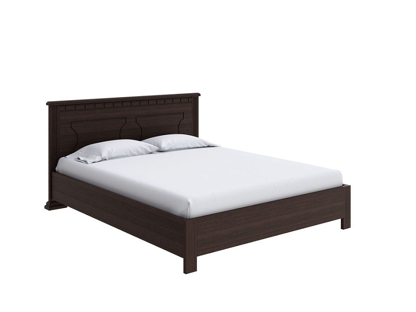 Кровать Milena-М-тахта с подъемным механизмом 200x200 Массив (сосна) Белая эмаль - Кровать в классическом стиле из массива с подъемным механизмом.