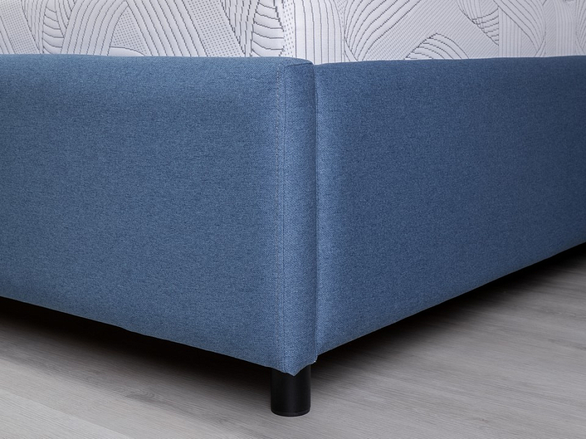 Кровать Nuvola-7 NEW 200x190 Ткань: Флок Бентлей Айвори - Современная кровать в стиле минимализм